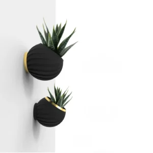 Vaso de Planta com Suporte de Parede