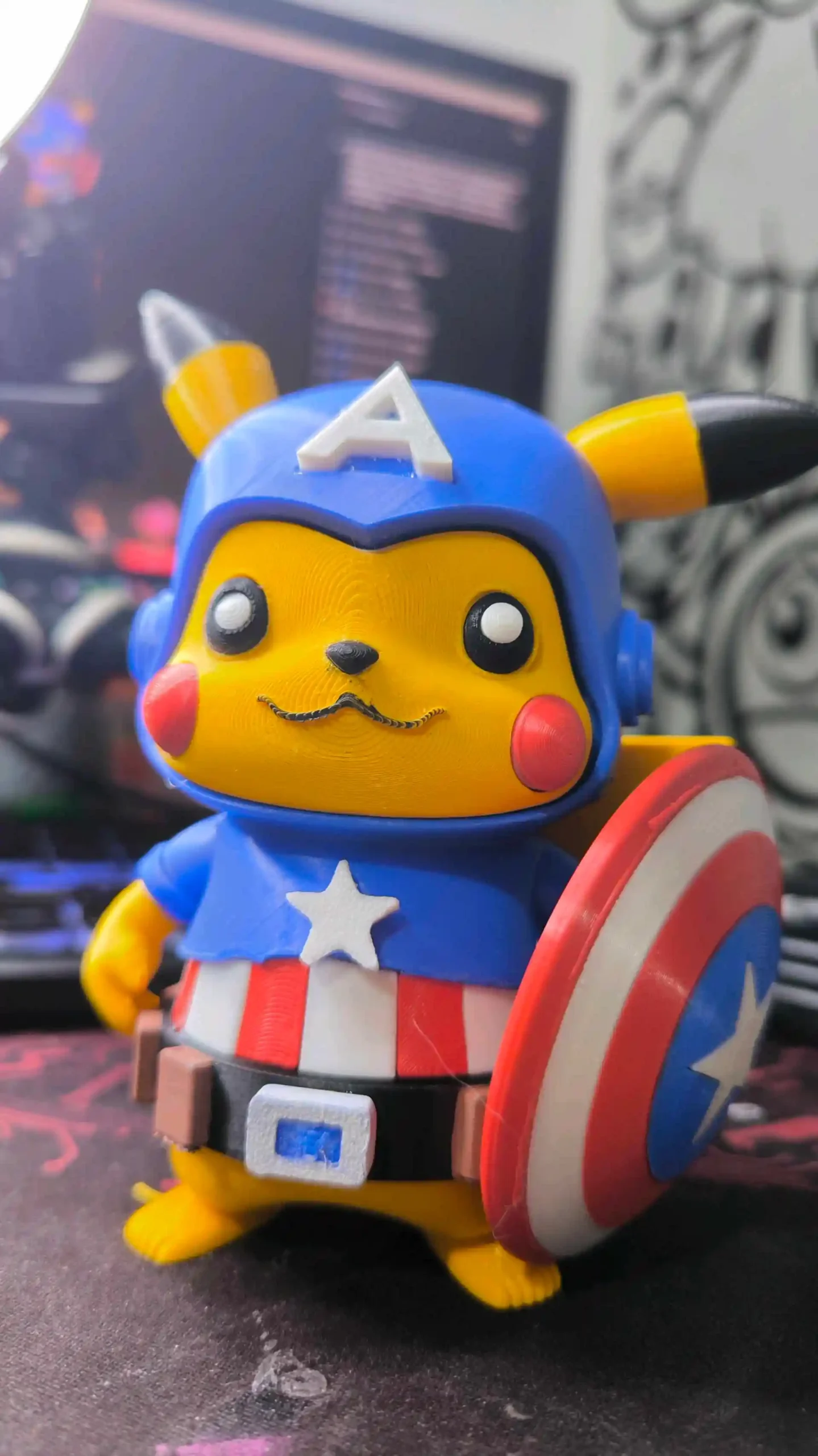 Pikachu Capitão America - Imagem 3
