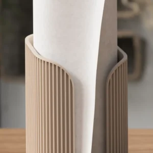 Suporte para Toalha de Papel Estilo Japandi