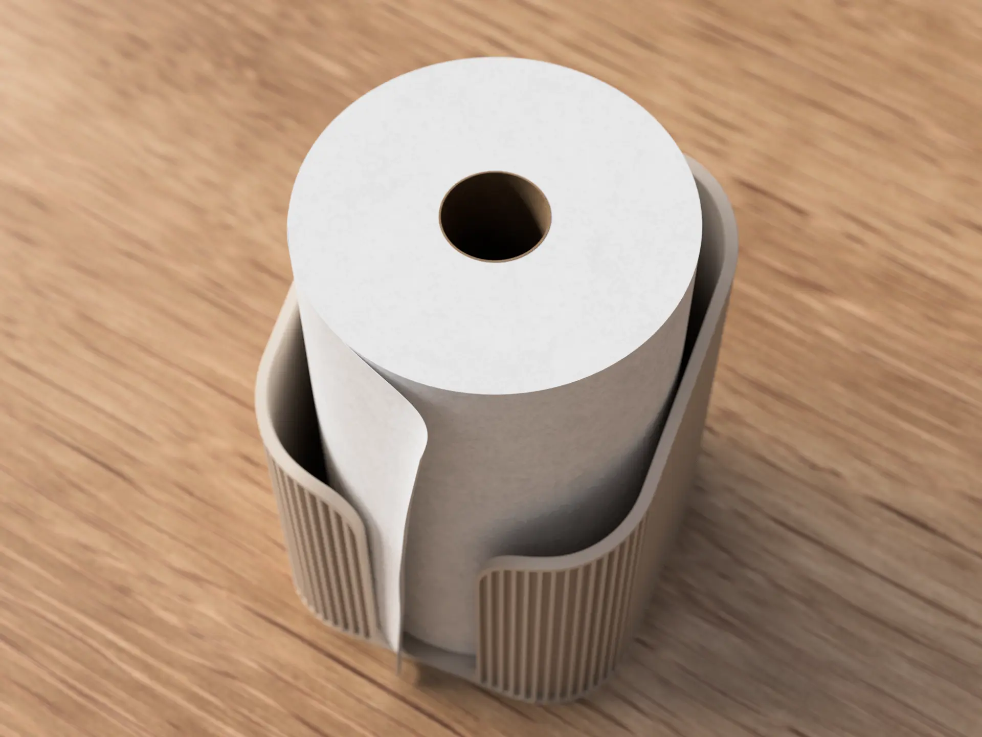 Suporte para Toalha de Papel Estilo Japandi - Imagem 3