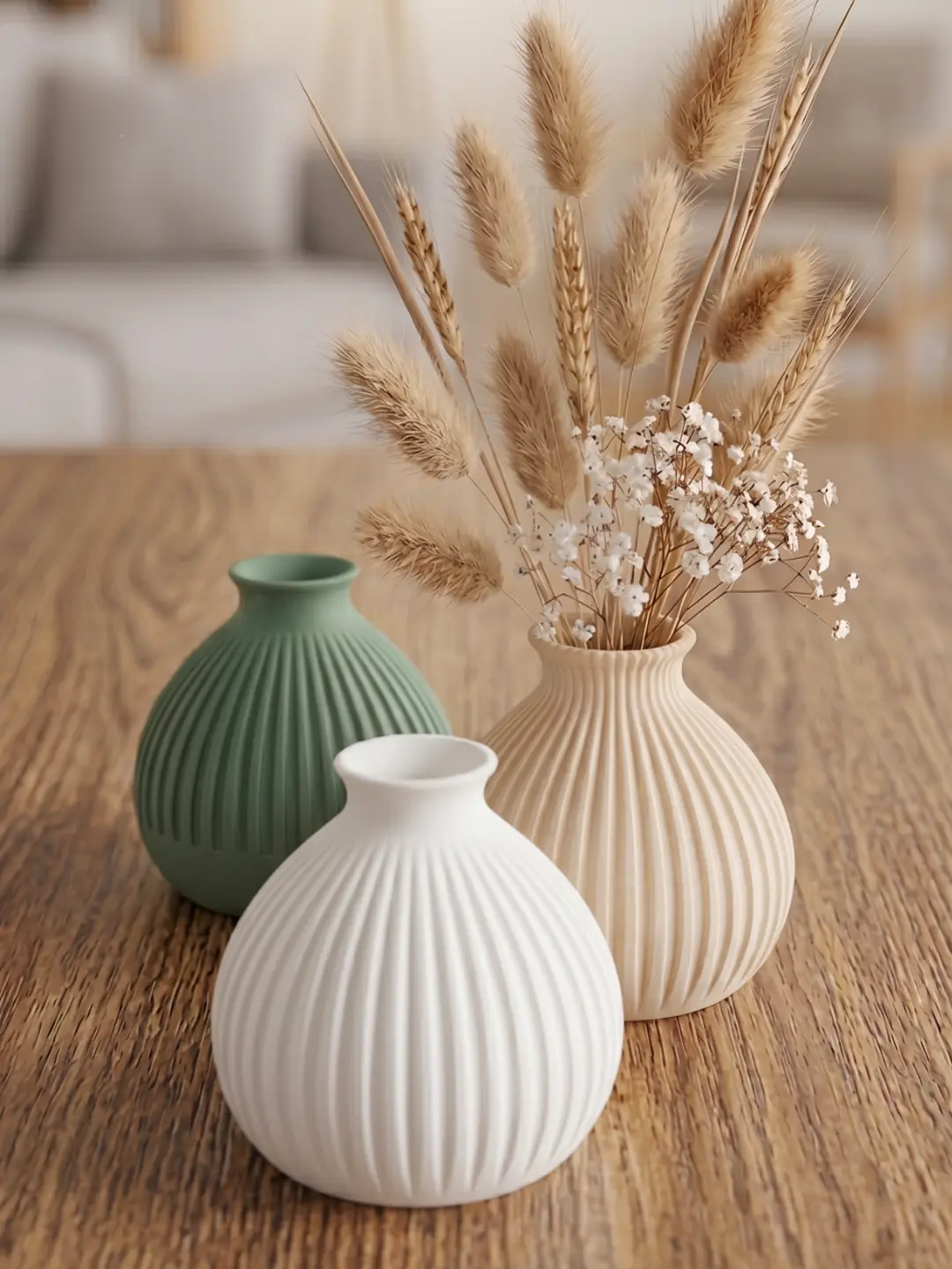 Trio Vaso Japandi