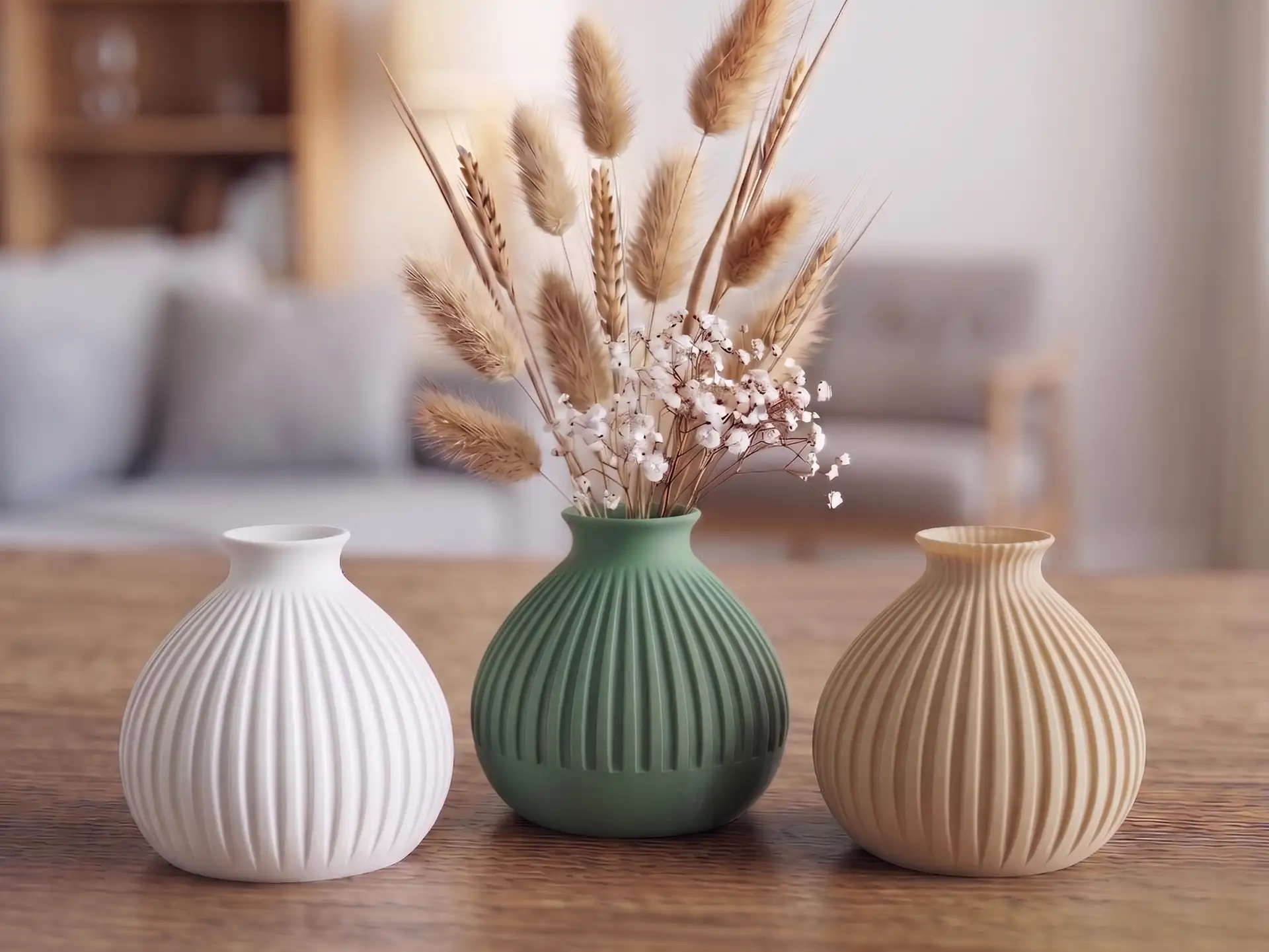 Trio Vaso Japandi - Imagem 3