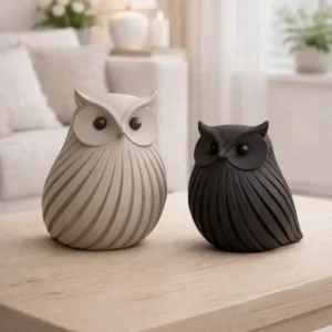 Duo Coruja Decorativa